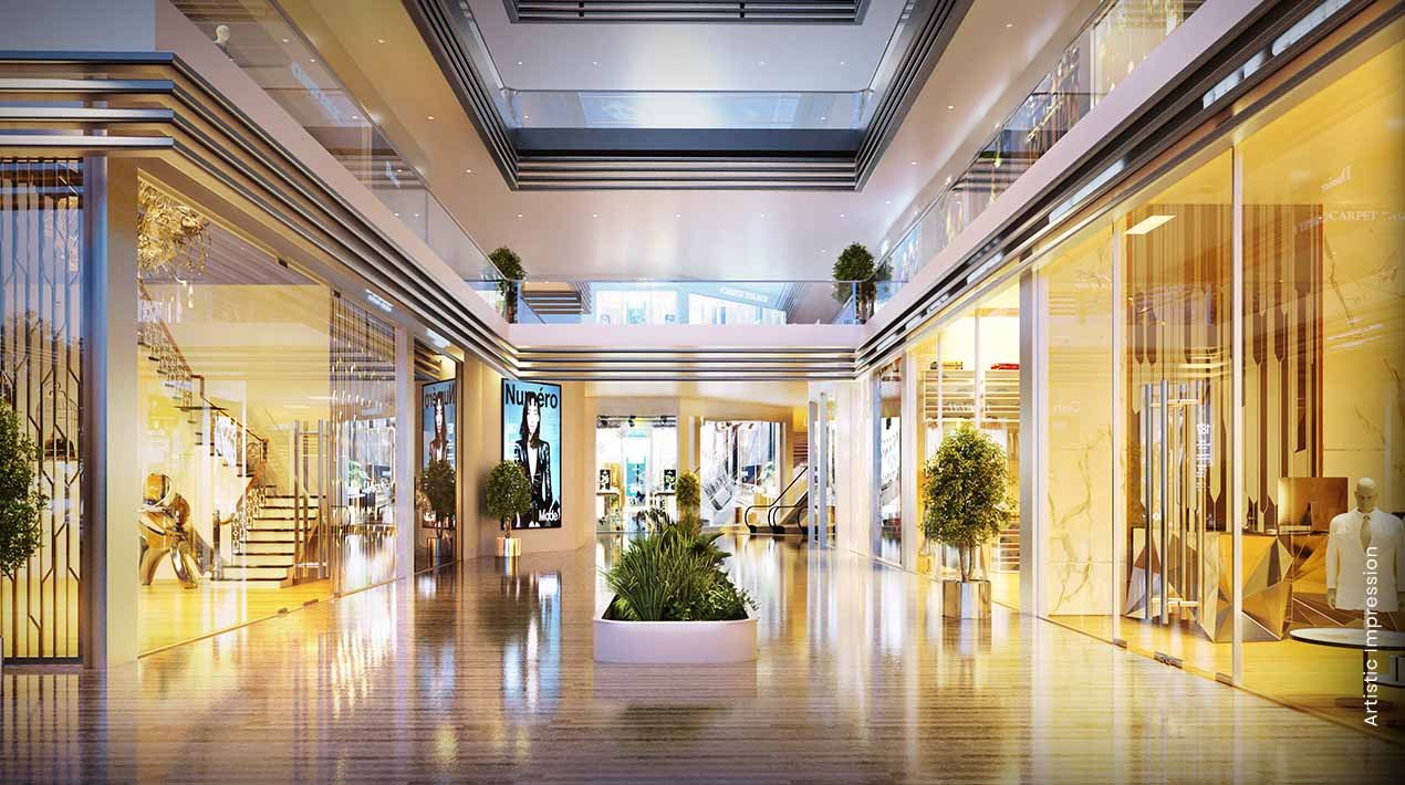 M3M Paragon 57 – Full Building Night View